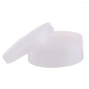 Storage Bottles 50pcs 20g Empty Cosmetic Jar Pot Eyeshadow Face Cream Container Box (White)