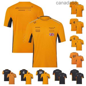 Sommar ny kortärmad racingkläder F1 Team Uniform Mens Anpassade avslappnad snabbtorkning T-shirt ergz