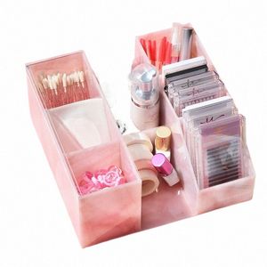 sgl Caixa de armazenamento de material acrílico Multifuncional Eyel Extensi Supplies Accories Organizador Eyel Makeup Tools x5kr #