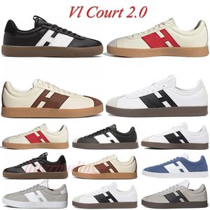 Neo VL Court 2.0 Koşu Ayakkabı Kadın Kadın Erkek Bej Kırmızı Çekirdek Siyah Mavi Sneaker Moda Düz Tasarımcı Koşu Eğitmenleri