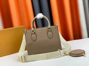 Novo 2024 moda clássica marca francesa de alta qualidade designer couro axilas saco grande capacidade bolsa crossbody com mini bolsa moeda