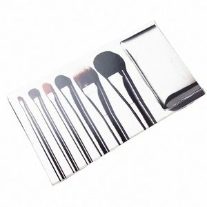 BB Sier Travel Makeup Brush Set Limited Editi 7 -PCS -Go Cosmetics Beauty Tools W8ve＃