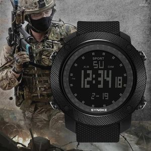 Orologi da polso Orologio da uomo Orologi sportivi militari digitali Resistenza all'acqua 5ATM Quadrante grande elettronico Reloj Hombre maschile