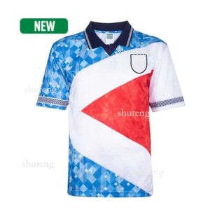 Maglia retrò inglese 1982 1986 1998 2002 2004 Maglia da calcio Shearer Beckham 1989 1990 Gerrard Scholes Owen 1994 Heskey 1996 Gascoigne Vintage Classic Football 96