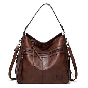 Frauen Handtaschen Weibliche Designer Marke Schulter Taschen für Reise Wochenende Outdoor Feminine Bolsas Leder Große Messenger tasche Winter 240322