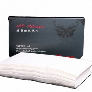 70pcs Tattoo Wipe Paper Towel Tissue Body Art Permanent Makeup Tattoo Cleaning Tools Tattoo Supplies and Accories Z982#