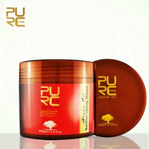 Behandlungen PURC Morocco Argan Oil Hair Mask Smoothing Nutrition Infusing Masque for Repairs Hair Damage 450ml