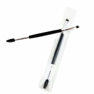 DHL Free Eyebrow Makeup Brushes Double Head Make -Up Tools Accory kommer med PVC Bag 300st/Lot V3ac#