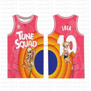 Space Jam 2 Basketball Jersey Bugs Bunny ! James Taz 1/3 Tweety Tunes squad 10 Lola Lebron 23 Michael 22 Bill Murray Men kdis Jersey z6