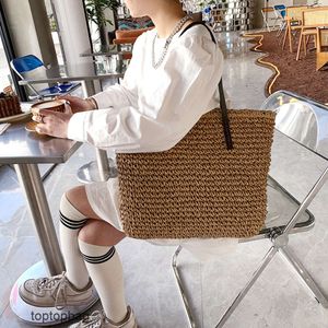 Designer Luxury fashion tote bags Wallets New Fashion Grass Weaving Minimalist Beach Bag for Womens Bag One Shoulder Western Tote Bag Net Red Underarm Bag