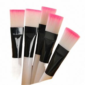 5pcs Soft Cosmetic Makeup Brush DIY Mask Brushes Foundati Skin Face Care Tool Acrílico-Handle Gel Cosmetic Beauty Tools P7xo #