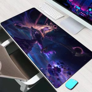 Pads League of Legends Lux Mouse Pad Large Gaming Accessories Mouse Mat Keyboard Mat Desk Pad XXL Computer Mousepad PC Gamer Mausepad