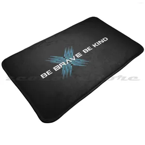 Tappeti Siate coraggiosi.Kind Soft Mat Doorway Tappeto antiscivolo per l'assorbimento dell'acqua Brave Bies Eve Online Rixx Javix Mmo Gamer Gaming