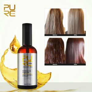 Treatments PURC Moroccan Pure Natural Argan Oil For Repair Protec Dry Damaged Hair For Keep Hair Moisturizing Salon Products 100ml