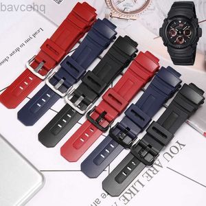 İzle Bantlar Casio AW-591 AW-590 AWG-M100 AWG-M101 AW-582B G-7700 Erkek Su Geçirmez Bileklik İzleme Kayışı Aksesuarları 24323