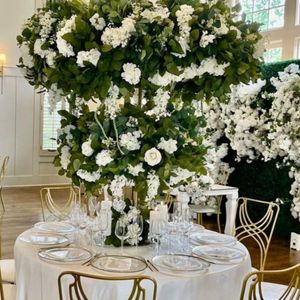 ゴールドスリバーホワイトブラック）ウェディングパーティーの供給メタルゴールドアーチフレームフラワースタンドアーチの背景結婚式のテーブルのための装飾