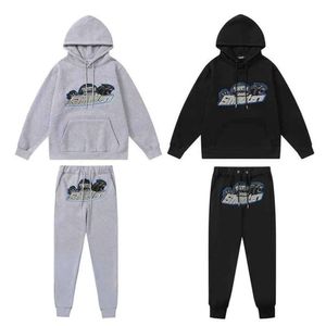 2024 MENS TRACKSUITS Autumn Trapstar Tracksuit Shooter Printed Men hoodie Set Overdimensionerade varumärkesdräkt Pant Classic Design BGH68