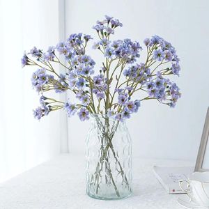 Fiori decorativi Arte floreale Fiore di fiordaliso Colorato Seta artificiale fatta a mano