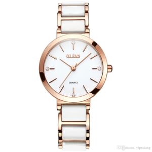 Women Watch Quartz Wristwatch with tungsten steel watchband casual style elegant ladies female clock327l