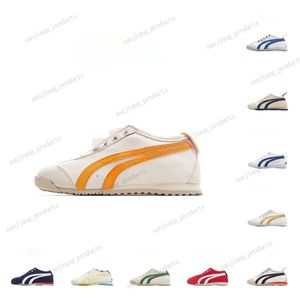 Designer sapatos casuais crianças onitsukkas tigre méxico 66 couro rendas tênis marinho goma vela verde bege vermelho assic crianças meninos meninas esportes ao ar livre treinadores casuais