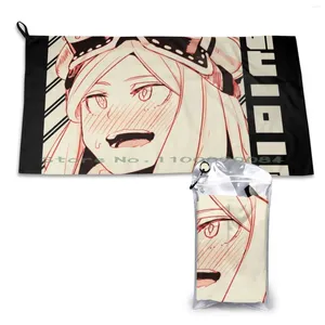 Towel Mei Hatsume Prime Art Quick Dry Gym Sports Bath Portable Nana Black And White Line Cute Kawaii Japan Girls Anime Girl