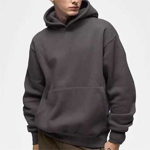 Высокое качество 100% хлопок унисекс толстовка для мужчин тяжелый пуловер свитшот на заказ французские махровые пустые толстовки