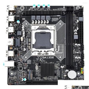 Motherboards X79A V2 Desktop Computer Mainboard Support M.2 Nvme M-Atx 64Gb Lga1356 2 Ddr3 Desktops Motherboard Pci-E 16X Graphics Car Otdat