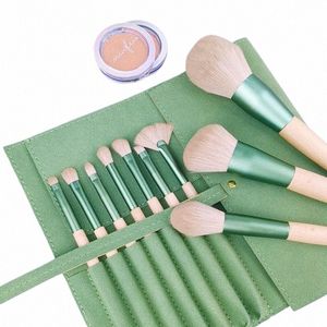 XJingMakeup Brushes Set Tool Cosmetic Powder Eyeshadow Foundati Blush Blending Beauty Make Up Brush with Bucket Maquiage M75N#