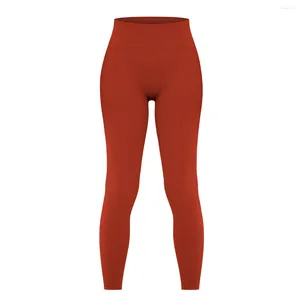 Women's Leggings Women Seamless Solid Color Yoga Screw Thread Buttocks Sweatpants Gym Exercise PushUp Running Fitness Pants