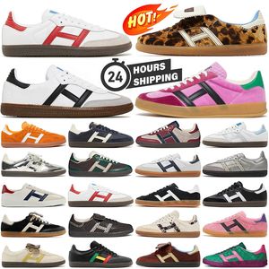 Oryginały Gazzelle Vegan Adv Buty do biegania Mężczyźni Designer Black Gum Red Pink Velvet Green Cream Blue Mens Damens Sneakers Treakers