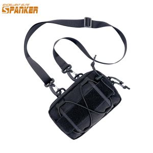 Bags Tactical Molle Magazine Pouch Adjustable Shoulder Strap Military Utility Pouch Crossbody Bags Accessory Pouches Multifunction
