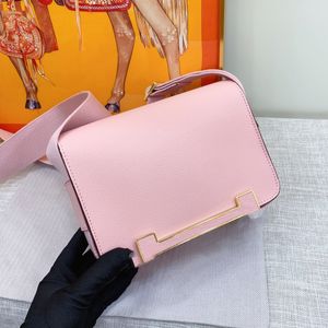 Designer -Tasche 20 cm Brand Umhängetasche Luxus Mini -Geldbörse Lamm Haut Chevre Leder Voll handgefertigt rosa lila blaue Farben Schneller Lieferung