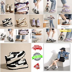 sapatos cqaasual Tênis plataforma oversizexd Lesdsather Lace Shoes wCalfskin Vzeet GAI