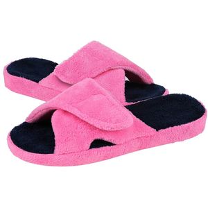 Pallene Cross Band Fur Slippers Kvinnor Män Vinter varma mysiga skor för fluffy Open Toe House Indoor Home Plush Slides 240321