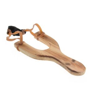 Material de catapulta de madeira corda de borracha diversão tradicional crianças ao ar livre adereços superiores qualidade estilingue brinquedos interessantes caça sowpa