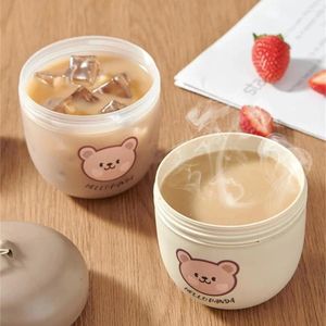 Tumblers Portable Tumbler Plastic Cups With Lid Mini Cute Children Drinkware Cup Leak Proof Drinking Mug For Milk Coffee 320ML