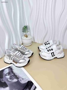 New Kids Shoes Logo Stripes Baby Sneakers Size 26-35 Designer Shoe Box Complex Design Boys Girls Casual Shoes 24mar