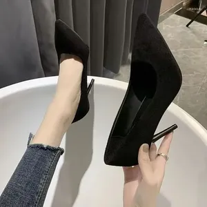 Dress Shoes Super High Heels For Women Office Light Cut Solid Color Pointy Toe Stiletto Party Comfortable Sexy Basic Style