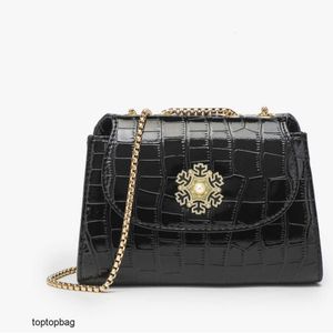 Designer Luxury fashion Shoulder bags Womens bag 2023 niche design snowflake lock buckle small square bag stone pattern single shoulder crossbody chain womens bag