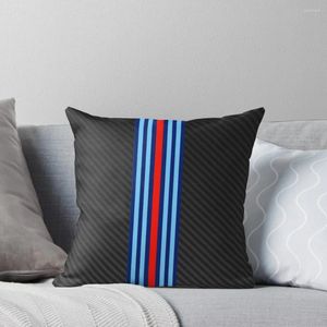 Pillow Carbon Fiber Racing Stripes 15 Throw Ornamental Sofa Cover Embroidered Luxury