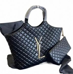 bag Shop Maxi Oversized Tote Designer Handbags 2 Size Attaches Mini Wallet Quilted Lambskin Womens Travel Satchel Shoulder Purse Shopper Bags Blac 53ts#