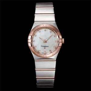 Takımyıldızlar Montre de Luxe Womens Watches Wristwatch 27mm İsviçre Kuvars Mekanik Hareket Çelik True Diamond Watch Bilek Swatches Relojes