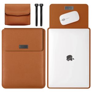 Рюкзак из искусственной кожи, чехол для ноутбука Macbook Air Pro 13 M2 M1 2022 2020 14 16, чехол для ноутбука Huawei HP Lenovo 15 дюймов