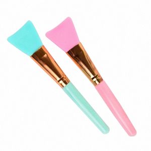 Máscara facial Agitando Escova Soft Silice Cosmetic Makeup Brush Skin Face Care Tool Mulheres Lady Girl Makeup Tools g1OQ #