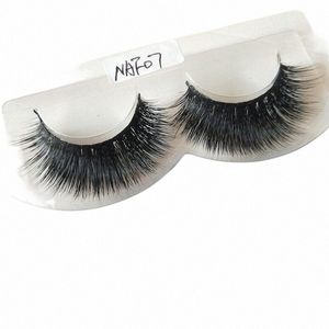 I USA 200pairs 3D Mink Les Natural False Eyeles Dramatiska tjocka falska Eyel Extensi Faux Cils Wholesale Makeup Tools 58QO#