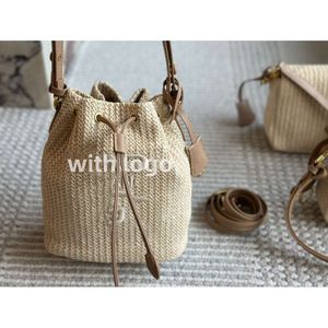 Designer bags Woman Straw Bags Bucket Bag Nylon Shoulder Bags Hobos Chain Handbags Crossbody Lady Small Totes top quality