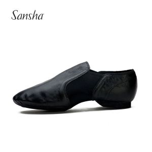 Buty Sansha unisex slipon buty jazzowe z neoprenową wkładką świetne dopasowanie do wszystkich rodzajów stóp nowoczesne buty do tańca jazzowego js21lco js21lpi