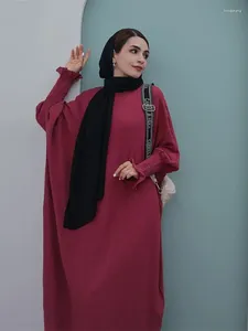 Etniska kläder Ramadan Eid Muslim Abaya Damen Dubai Turkiet Islam Abayas For Women Long Maxi Modest Dress Kebaya Robe Femme Musulmane Kaftan