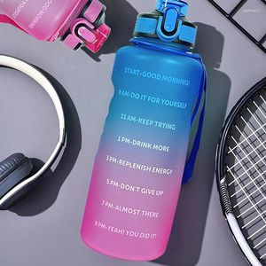 Water Bottles 1500ML Large Capacity Plastic Bottle Outdoor Men'S And Women'S Fitness Sports Summer Explosion-Proo