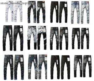 jeans viola per uomo donna pantaloni marchio di moda di lusso jeans viola designer strappato ksubi foro pantaloni in denim con ricamo di alta qualità jeans viola bambini morbidi